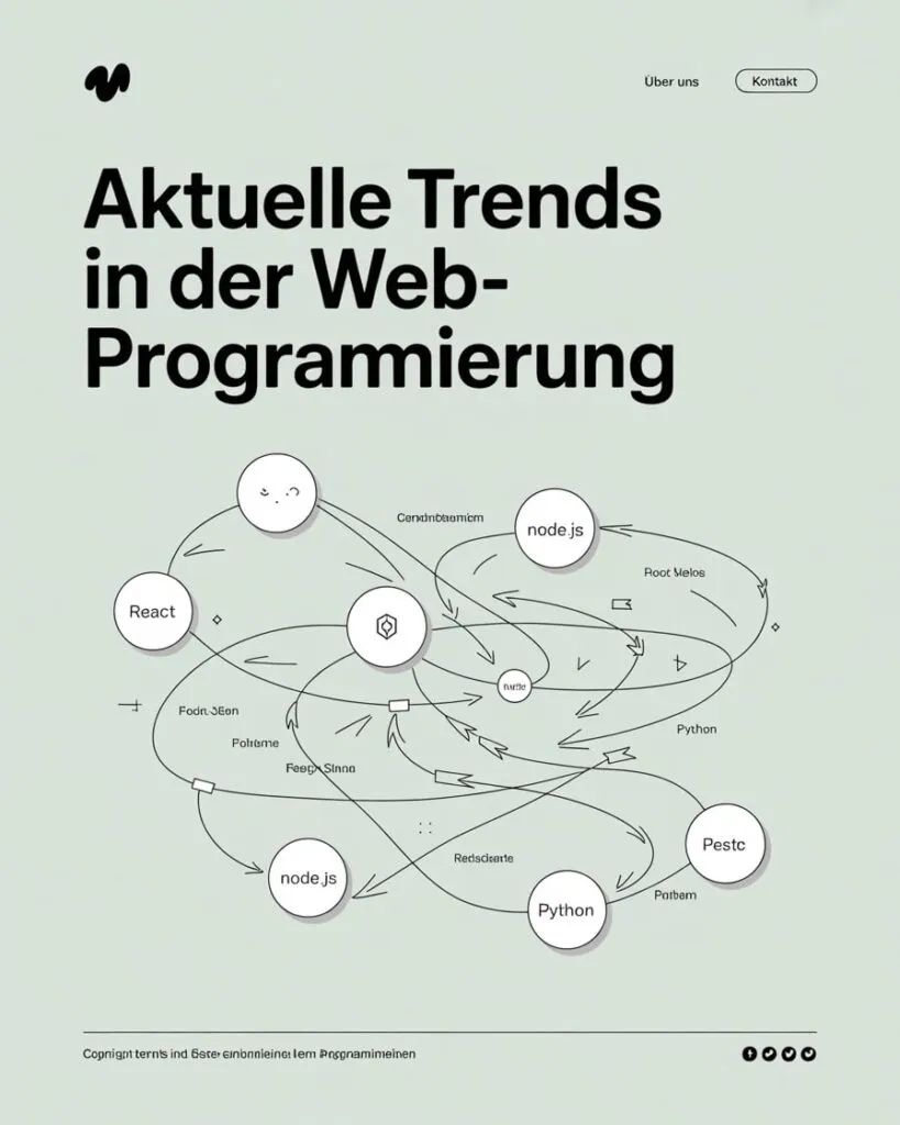 Darstellung aktueller Frameworks und Technologien in der Webprogrammierung