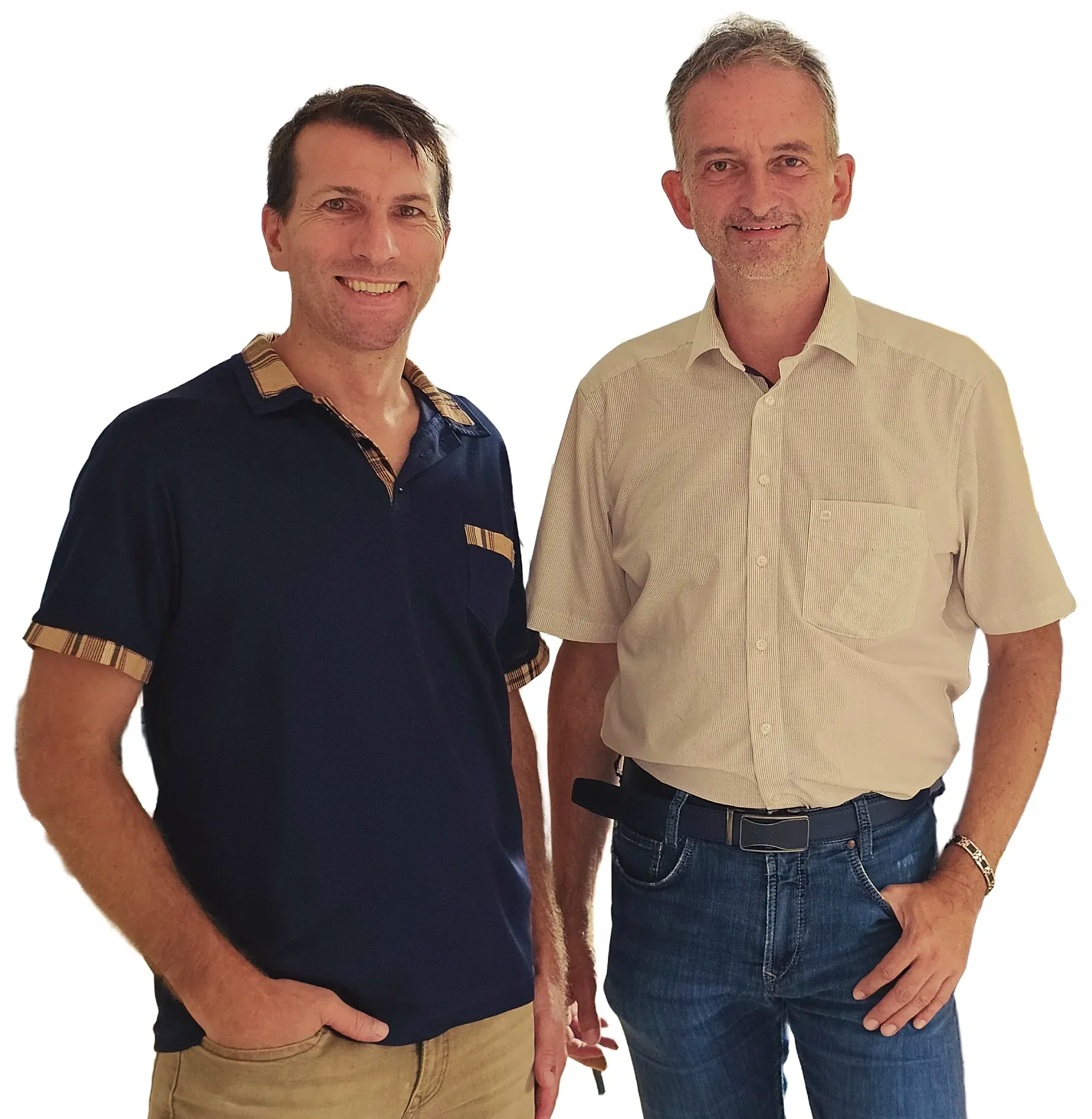 Bernd Broschek (links) und Geschäftsführer Hermann Weratschnig von Ipsom