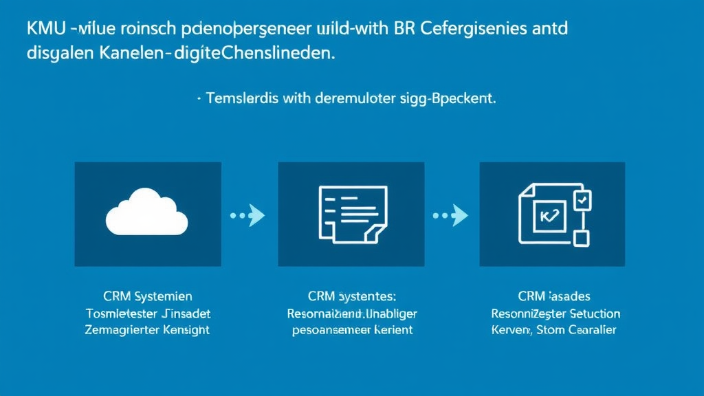 Grafik, die den Einsatz von CRM-Systemen, personalisierten Angeboten und digitalen Kanälen für die Kundenbindung von KMU zeigt.