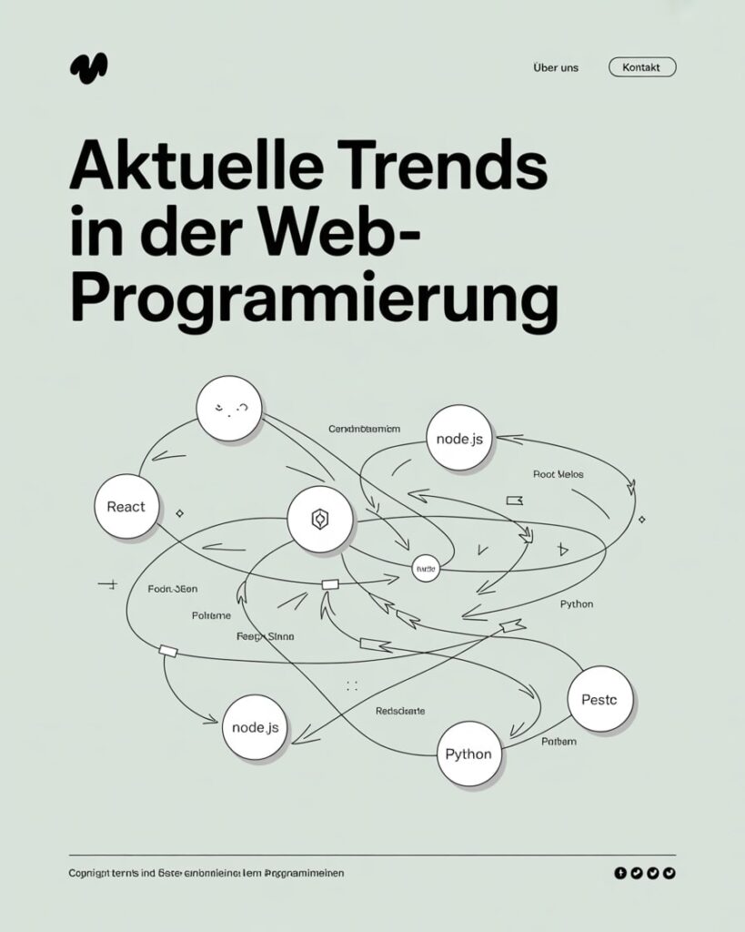 Darstellung aktueller Frameworks und Technologien in der Webprogrammierung