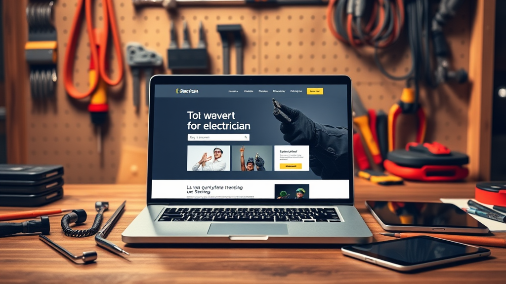 Webdesign für Elektriker: Kunden gewinnen mit Style