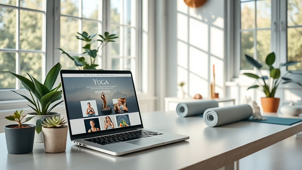 Webdesign für Yogalehrer: Professionell und modern gestalten