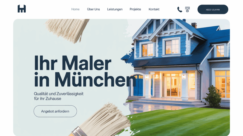Professionelles Webdesign für Malerbetriebe