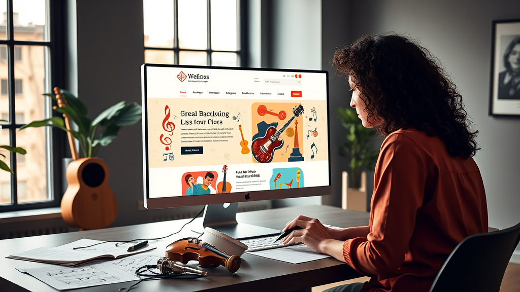 Webdesign für Musikschulen: Kreativ & Benutzerfreundlich